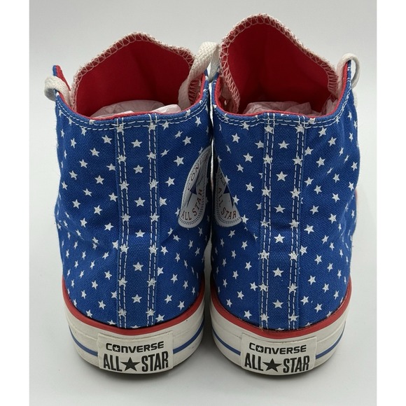 Converse Unisex Chuck Taylor‎ All Star Hi Top American Flag Patriotic Sz M8/ W10 - Picture 3 of 10